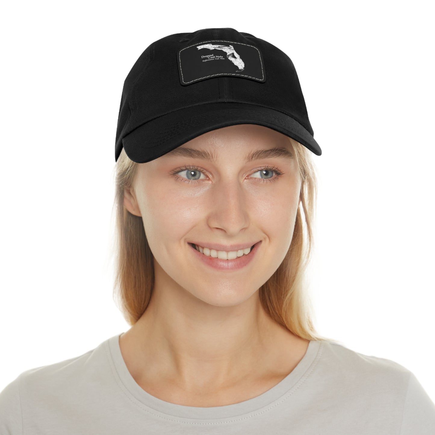 Fishing Hat with Leather Patch