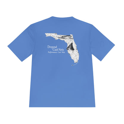Moisture Wicking Tee - Fishing Lightweight Breathable Shirt by Dropout Cast Nets