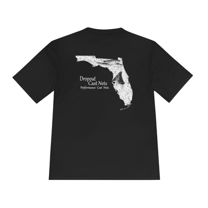 Moisture Wicking Tee - Fishing Lightweight Breathable Shirt by Dropout Cast Nets
