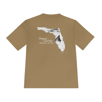 Moisture Wicking Tee - Fishing Lightweight Breathable Shirt by Dropout Cast Nets