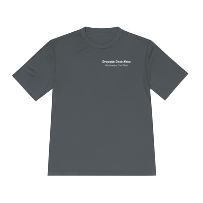 Moisture Wicking Tee - Fishing Lightweight Breathable Shirt by Dropout Cast Nets