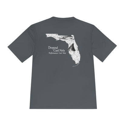 Moisture Wicking Tee - Fishing Lightweight Breathable Shirt by Dropout Cast Nets