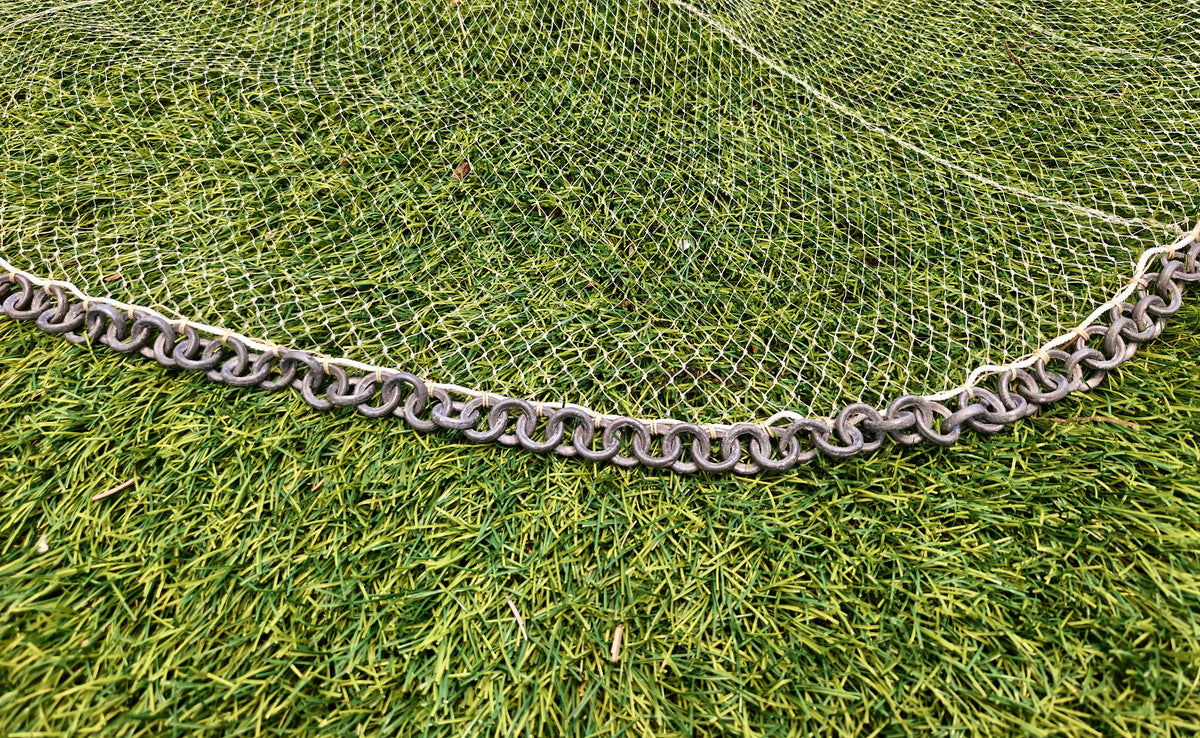 Chain Gang cast net with a continuous lead chain bottom